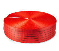 Лента текстильная для ремней TOR 50 мм 7500 кг (красный) (Q)