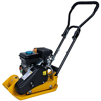 Виброплита 45 кг, 8,5кН (Loncin) без бака, коврик, колесный комплект TOR T-50#