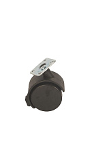 Колесо мебельное поворотное TWPB 50 50 мм с площадкой и тормозом Колесо мебельное поворотное TWPB 50 50 мм с площадкой и тормозом