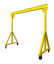 Мини-кран козловой TOR (МПУ) 1,0 т 3,7х5 м ручной Мини-кран козловой TOR (МПУ) 1,0 т 3,7х5 м ручной