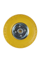 Колесо литое полиуретановое 260 мм PU 1804 с железным ободом (20 мм шариковый подишпник) Колесо литое полиуретановое 260 мм PU 1804 с железным ободом (20 мм шариковый подишпник)