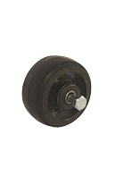 Колесо большегрузное D 46 100 мм резина на ось (F)