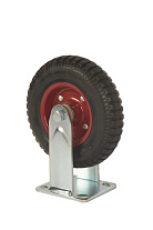 Колесо большегрузное неповоротное PF 200 200 мм резина с протектором (F) Колесо большегрузное неповоротное PF 200 200 мм резина с протектором (F)