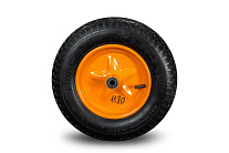 Колесо пневматическое резиновое 370 мм 3.50-8 (подшипник 16 мм) Колесо пневматическое резиновое 370 мм 3.50-8 (подшипник 16 мм)
