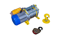 Лебедка электрическая TOR КCD (TSA) 300/600 60/30 м 24 м/мин 220В (алюминиевый корпус)