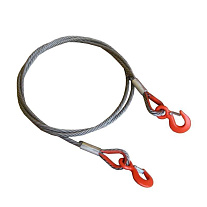 Буксир канатный TOR БТК 37,0 т 10,0 м опрессовка канат 27 мм (петля-петля) Буксир канатный TOR БТК 37,0 т 10,0 м опрессовка канат 27 мм (петля-петля)