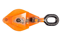 Блок монтажный однорольный с ушком TOR HQG(L) K1-0,5 т с откидной щекой (T)* Блок монтажный однорольный с ушком TOR HQG(L) K1-0,5 т с откидной щекой (T)*