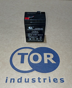 Аккумулятор свинцово-кислотный герм. (WET) 6В/4Ач 98х46х69 для тележки WH-25ES