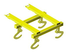 Навеска на вилы траверса для биг-бэгов TBBV-2,5