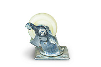 Колесо большегрузное поворотное SCdnb 42 100 мм полипропиленовое с тормозом Колесо большегрузное поворотное SCdnb 42 100 мм полипропиленовое с тормозом