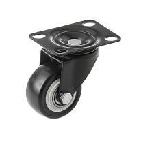 Колесо мебельное поворотное SCZ 25 50 мм (черный)
