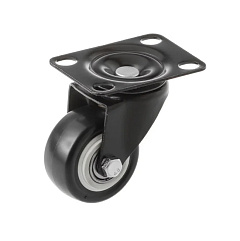 Колесо мебельное поворотное SCZ 25 50 мм (черный)
