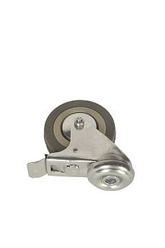 Колесо аппаратное поворотное SChgb 93 75 мм под болт с тормозом (F)