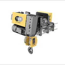 Таль передвижная двухскоростная с уменьшенной строительной высотой  3,2т 12м 2/1 380В электрическая канатная TOR SHA8 2D