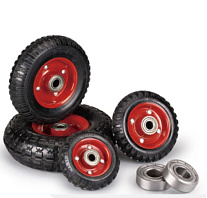 Колесо большегрузное P 160 160 мм резина с протектором, на ось (N)