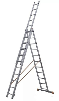 Лестница 3-х секционная алюминиевая 3*11 Лестница 3-х секционная алюминиевая 3*11