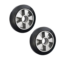 Колесо резиновое 180х50 мм без подшипника для тележек гидравлических BF/BF-III/DF-III/RHP/AC/DF/CW2 Колесо резиновое 180х50 мм без подшипника для тележек гидравлических BF/BF-III/DF-III/RHP/AC/DF/CW2