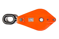 Блок монтажный однорольный с ушком TOR HQG(L) K1-10,0 т с откидной щекой Блок монтажный однорольный с ушком TOR HQG(L) K1-10,0 т с откидной щекой