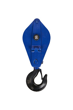 Блок монтажный однорольный с  крюком TOR HQG(L) K1-2,0 т с откидной щекой (S)*