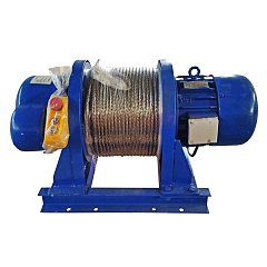 Лебедка электрическая 3000кг 70м с канатом 380В TOR KDJ PRO