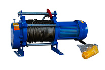 Лебедка TOR ЛЭК-500 E21 (KCD) 500/1000 кг 220 В с канатом 100/50 м (T)