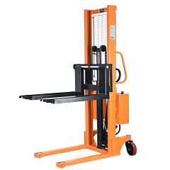 Штабелер комбинированный с ручным и электроподъемом 1,0 т 2,5 м TOR CTYC с раздвижными вилами# Штабелер комбинированный с ручным и электроподъемом 1,0 т 2,5 м TOR CTYC с раздвижными вилами#