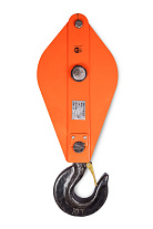 Блок монтажный однорольный с крюком TOR HQG(L) K1-10,0 т с откидной щекой Блок монтажный однорольный с крюком TOR HQG(L) K1-10,0 т с откидной щекой