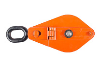 Блок монтажный однорольный с  ушком TOR HQG(L) K1-3,2 т с откидной щекой