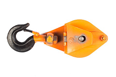 Блок монтажный однорольный с  крюком TOR HQG(L) K1-1,0 т с откидной щекой