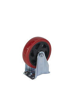 Колесо неповоротное усиленное полиуретан FCM 55 125 мм