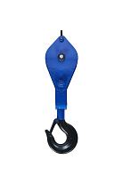 Блок монтажный двухрольный с крюком TOR 1 т (T)#